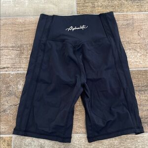 Alphalete Black Workout Shorts Bike Shorts Size Small S